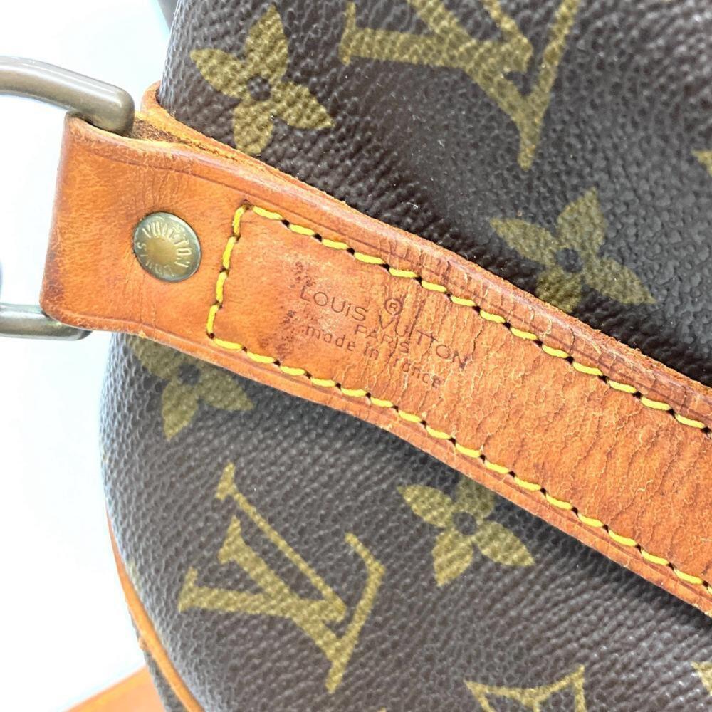LOUIS VUITTON Authentic Brown Monogram Canvas Keepall 45 Boston Bag - Picture 8 of 10